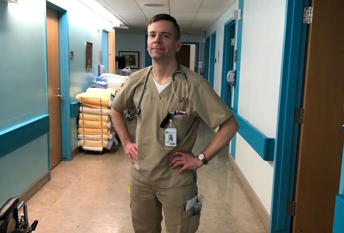 Lodge returned to school and now works as a critical care nurse.